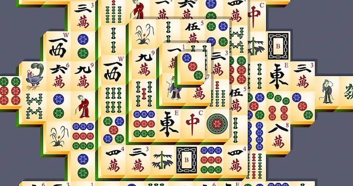 Some cards in online mahjong games